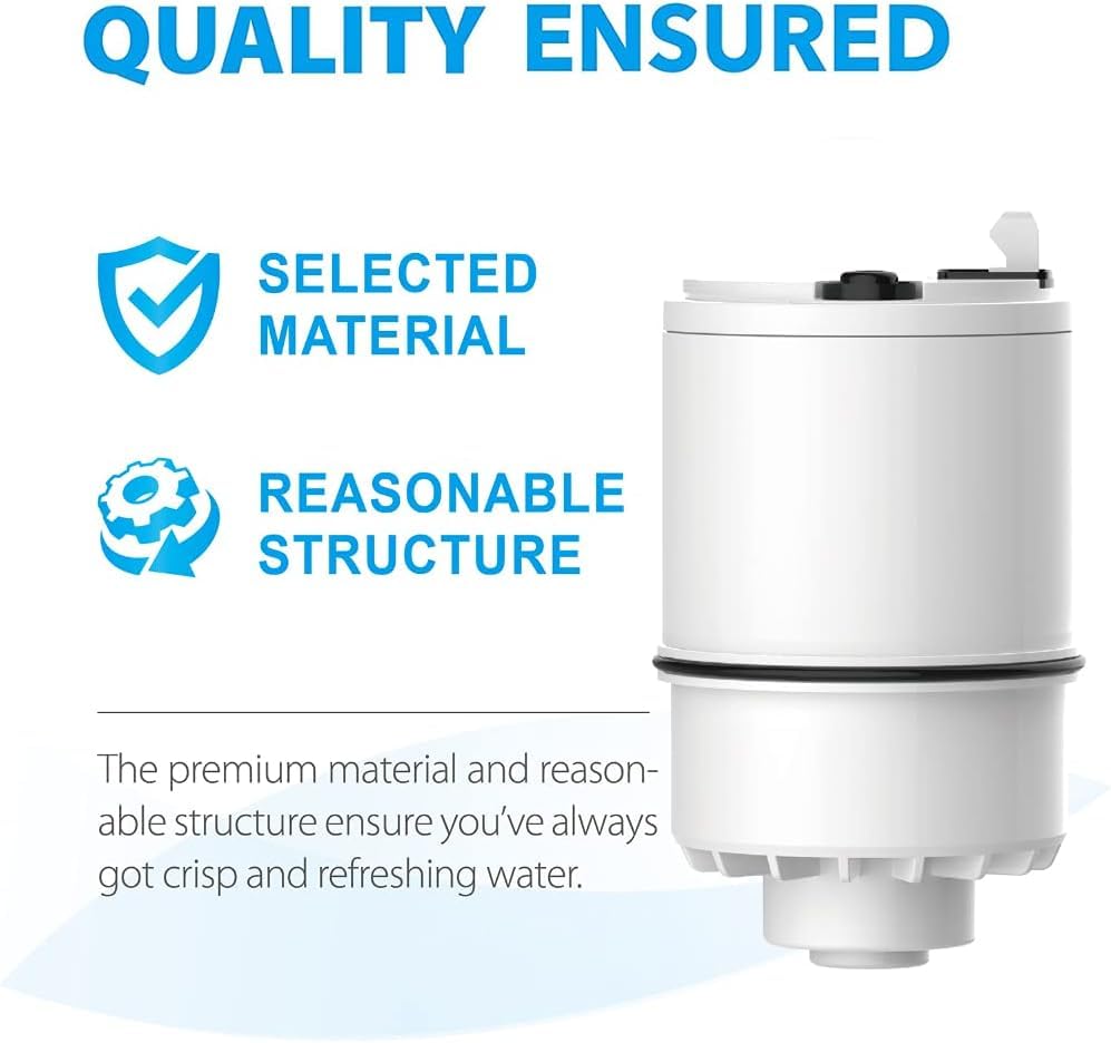 Waterdrop NSF Certified Water Filter, Replacement for All PUR®, PUR®PLUS Faucet Filtration Systems, Pur® RF-9999® Faucet Water Filter (2 Count), Model No.: WD-C08A
