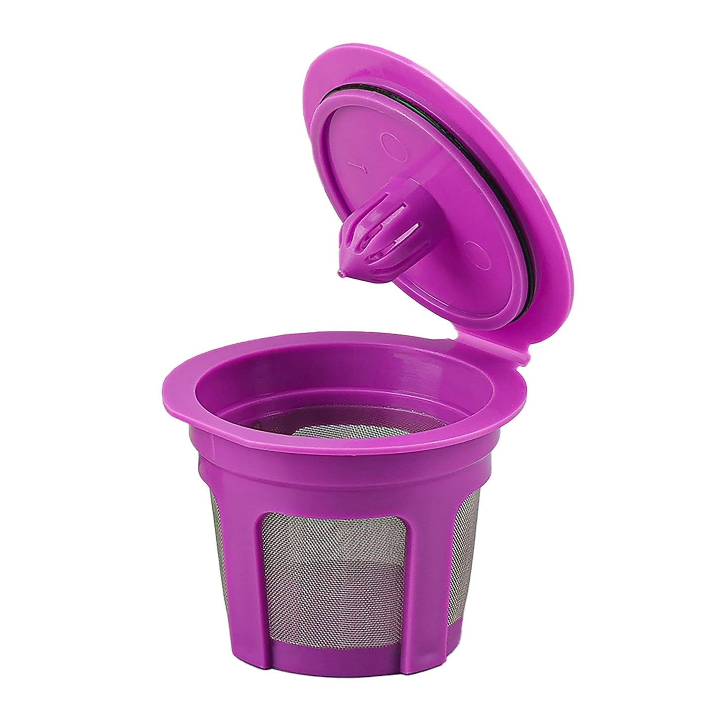 Reusable K Cups Coffee Filters 4 Pack Coffee Pods Compatible with Keurig Brewers 1.0 and 2.0Coffee Makers - Universal Kcup Filters Fit Refillable Kcup Coffee Pods