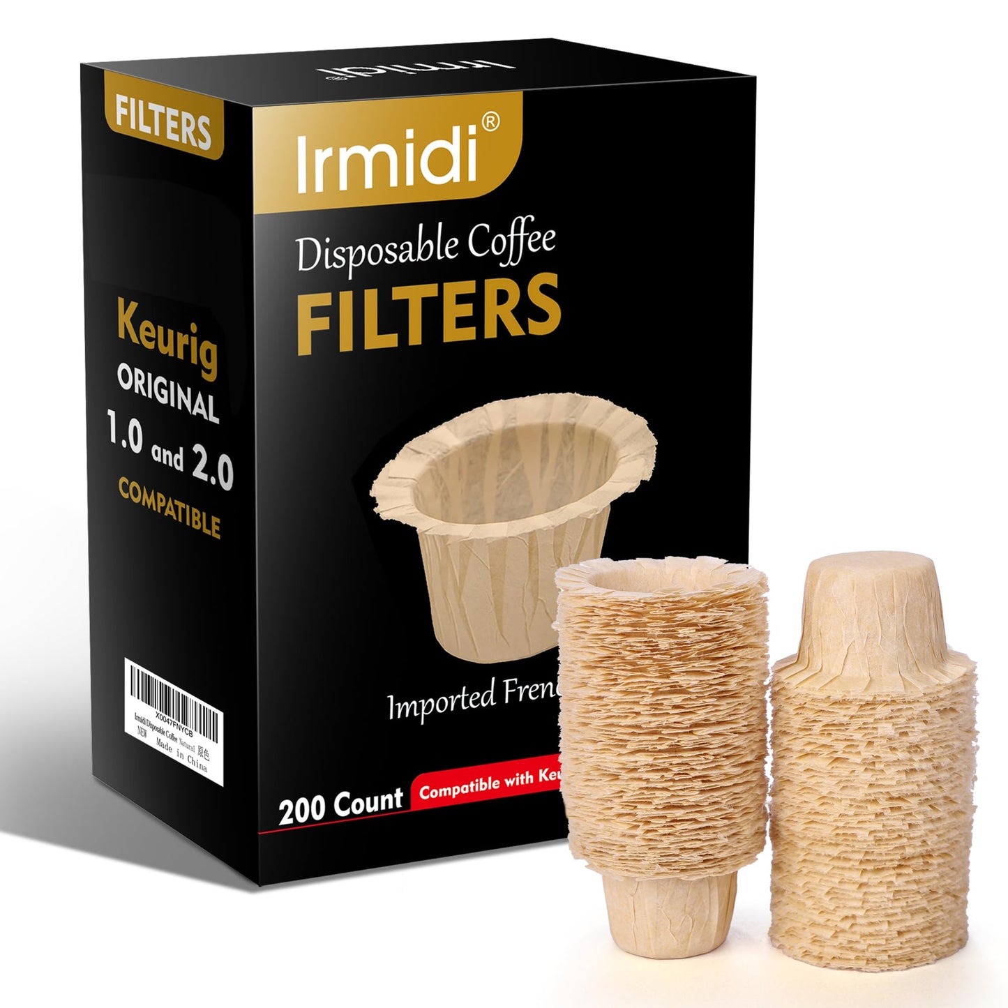 Reusable K Cups Coffee Filters 4 Pack Coffee Pods Compatible with Keurig Brewers 1.0 and 2.0Coffee Makers - Universal Kcup Filters Fit Refillable Kcup Coffee Pods