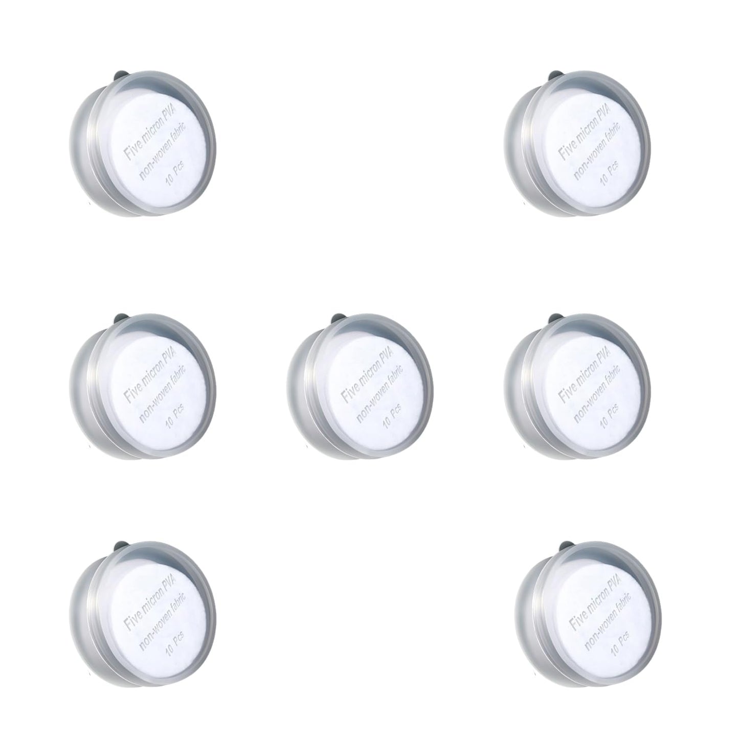 VEZE Water Filter Visible Filtering Effect 6-fold Filtration, 360° Rotating Faucet Water Filter.Kitchen Bathroom Universal Swivel Sink Filter. Detachable for Cleaning and Reuse. (White)