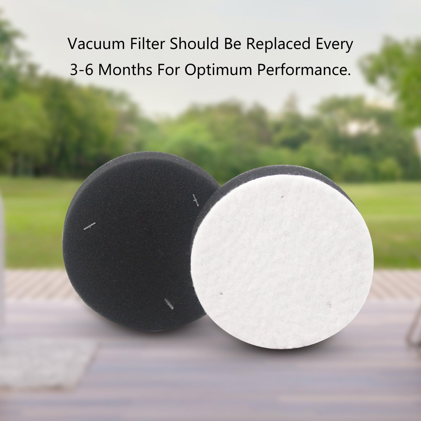 Replacement Filter Compatible with Eureka Airspeed Compact Bagless Upright Vacuum, Fits Models NEU100,NEU102,NEU10AE2,NEU10AE5,NEU10AE4 Part # E0106 (2 Pack)
