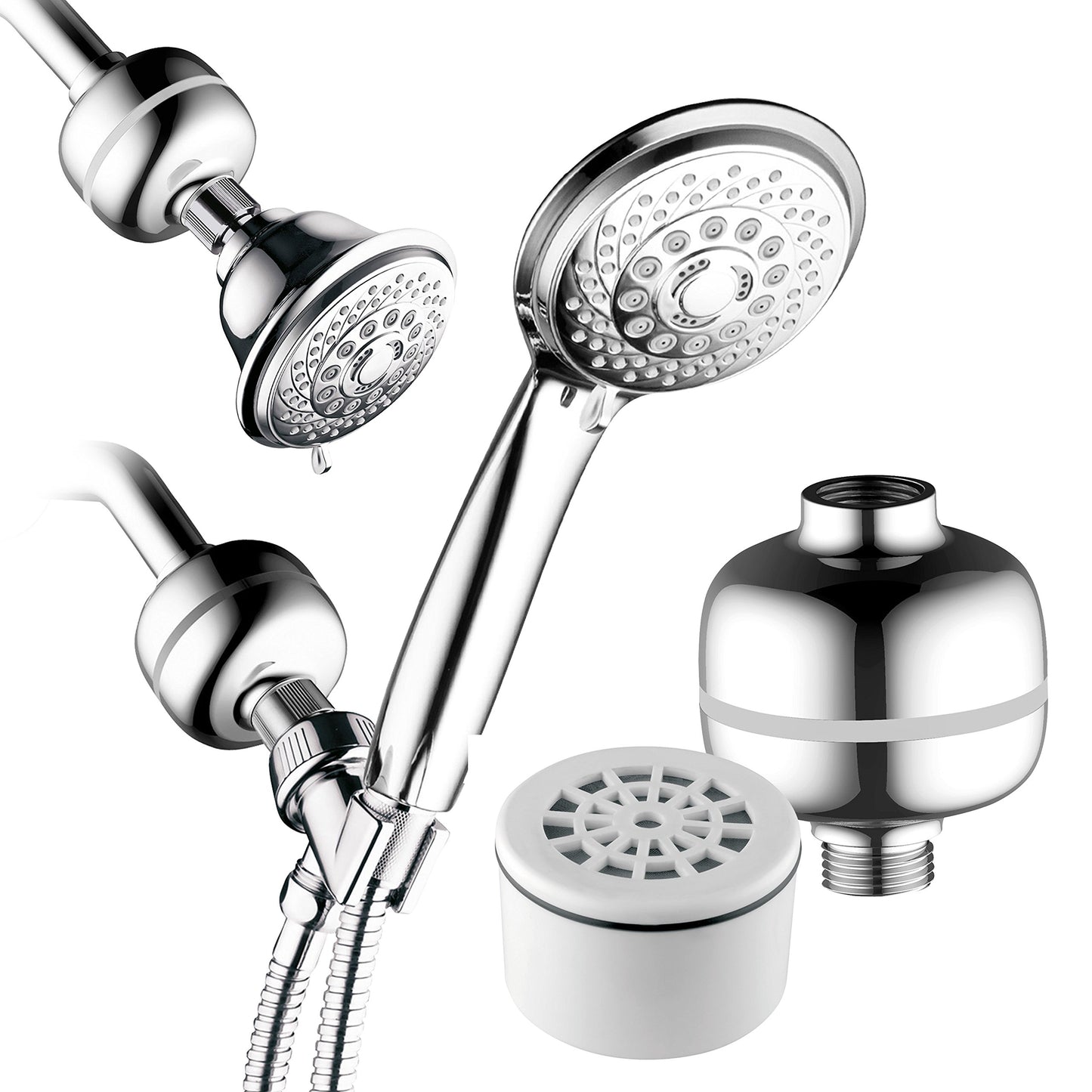 AquaCare by HotelSpa 1139 Replacement Disposable Enriched KDF Cartridge for Compact Universal Shower Filter or Filtered Shower Heads/Handheld Showers