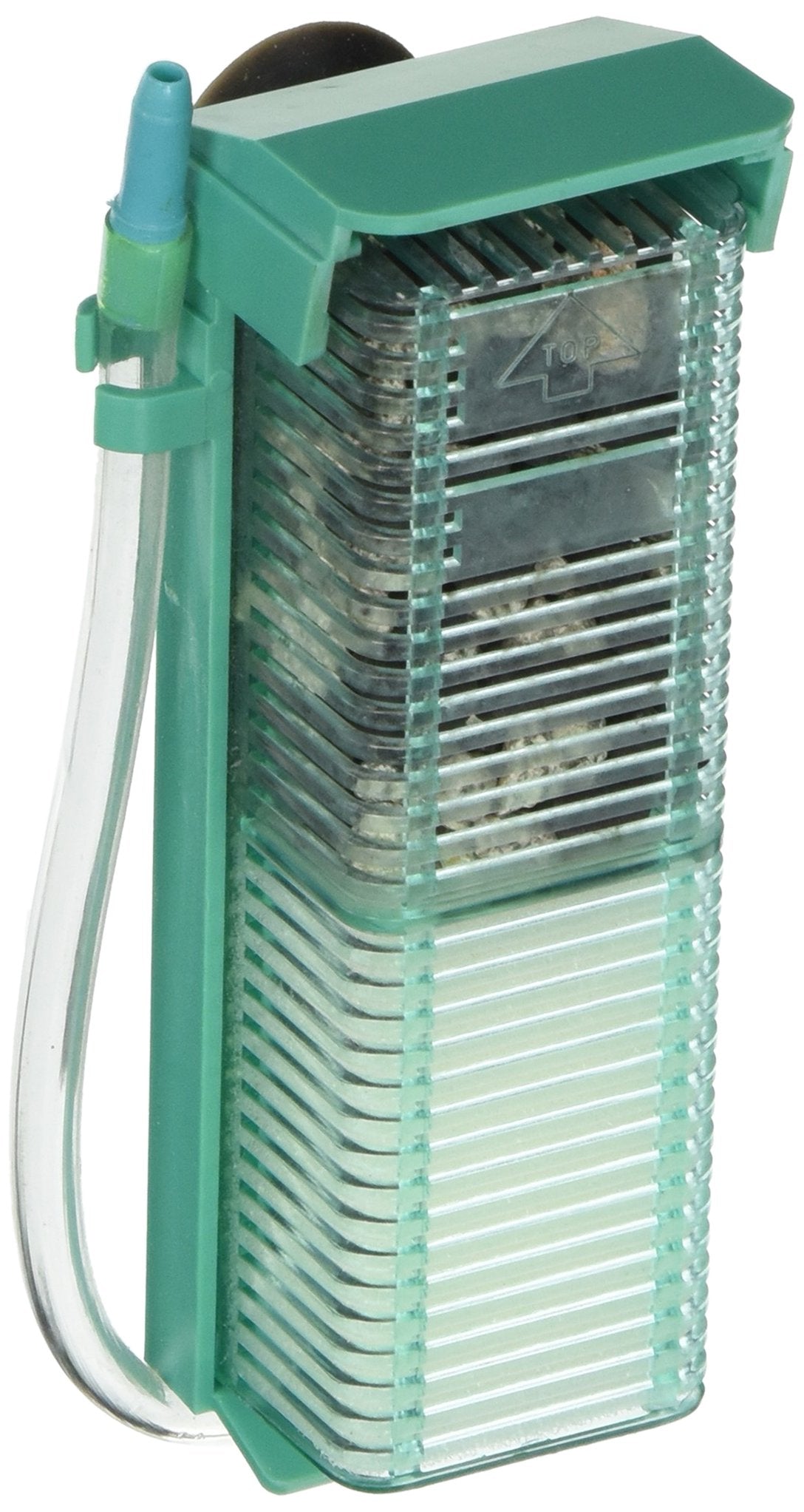 Penn-Plax Small World Aquarium Filter – Comes with a Disposable Media – Safe for Freshwater and Saltwater Setups (SWF1)